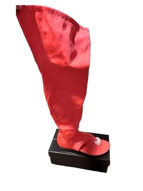 Cape Robbin Bright Orange Knee-High Sandals